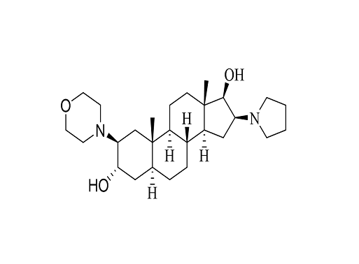 (2b,3a,5a,16b,17b)-2-(4-吗啉基)-16-(1-吡咯烷基)雄甾烷-3,17-二醇