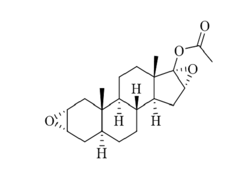 2a,3a,16a,17a-双环氧雄甾-17b-羟基 5a-醋酸酯