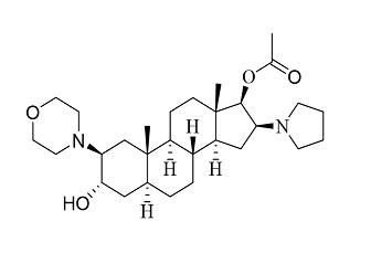 3Α,17Β-(二羟基)-2Β-(吗啉-1-基)-16-(吡咯烷-1-基)-5Α-雄甾-17-乙酸酯