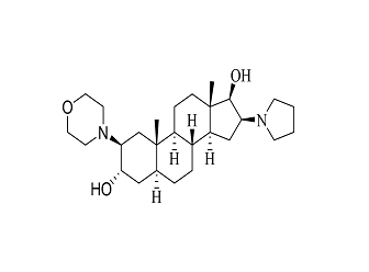 (2b,3a,5a,16b,17b)-2-(4-吗啉基)-16-(1-吡咯烷基)雄甾烷-3,17-二醇